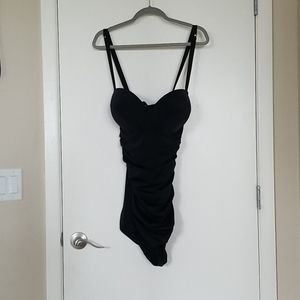 Torrid Size 3 Black One Piece Swimsuit